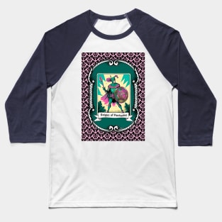 Knight of Pentacles Baseball T-Shirt